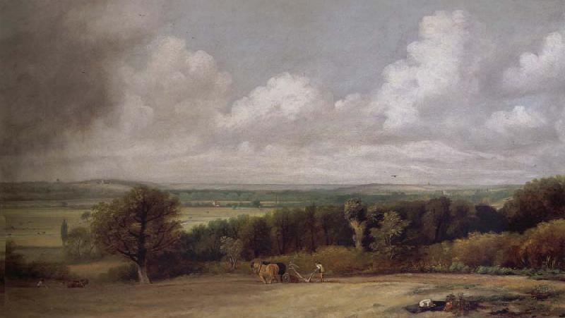 John Constable A ploughing scene in Suffolk France oil painting art